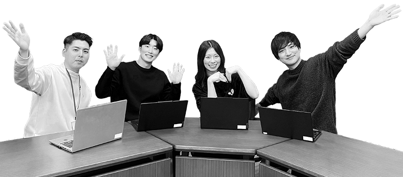 オプテージ座談会に参加した社員たち