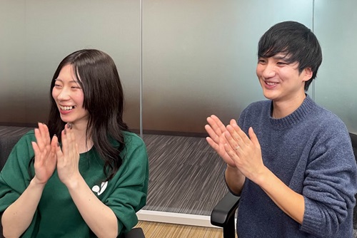 オプテージ社員の座談会の様子